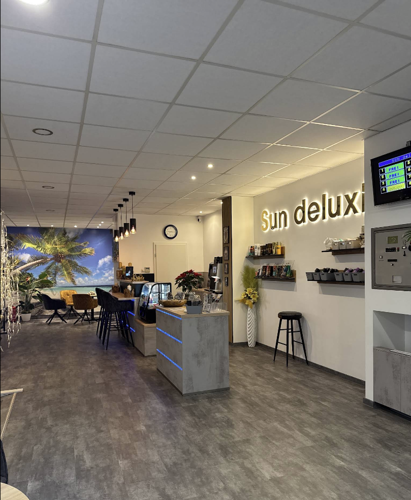 Innenansicht des Sun Deluxe Sonnenstudios
